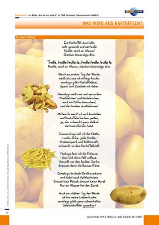 Song: Das Kartoffellied