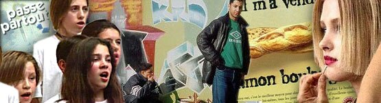 Montage, von links nach rechts, das Passe-Partout Logo, ein Chor, junge Mauml;nnaer auf der Strasse, ein Werbeplakat und eine sich schminkende junge Frau.(Quelle: SWR)
