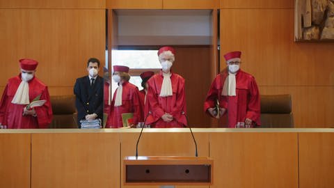 Die roten Roben - Das Markenzeichen des Bundesverfassungsgerichts