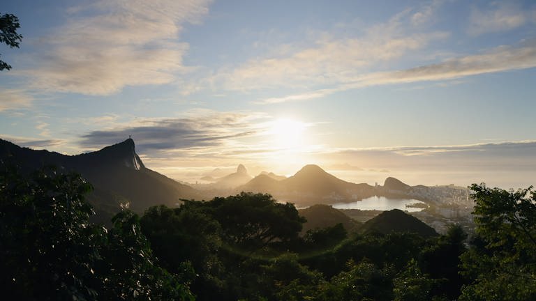 Bild über tropischen Regenwald auf Rio de Janeiro
