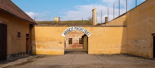 Das Eingangstor des Konzentrationslager Theresienstadt