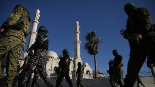 Kämpfer der Terrororganisation Hamas kontrollieren den Gazastreifen. Nahostkonflikt: Die Macht der Hamas und ihre Ziele 