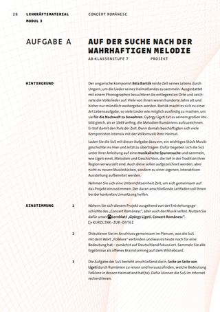 Modul 3, Aufgabe A: Auf der Suche nach der wahrhaftigen Melodie