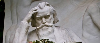 Grab von Johannes Brahms auf dem Wiener Zentralfriedhof. 