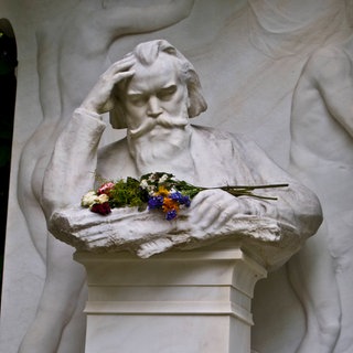 Grab von Johannes Brahms auf dem Wiener Zentralfriedhof. 