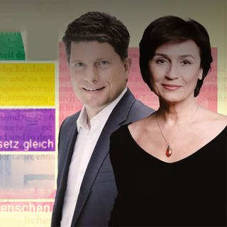 Frank Braitigam und Sandra Maischberger