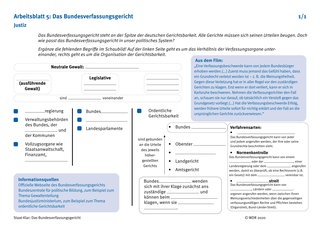 Arbeitsblatt 5: Justiz