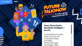 Turing-Test: Future Talkshow – Erkennst du die KI?