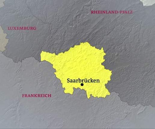 Das Saarland und seine Nachbarn | Karten | Inhalt | Geschichte der